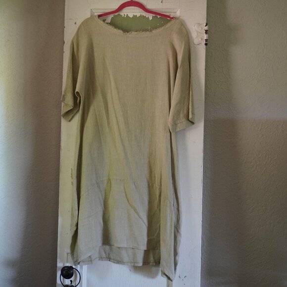 Baci Linen Dress - Picture 1 of 6